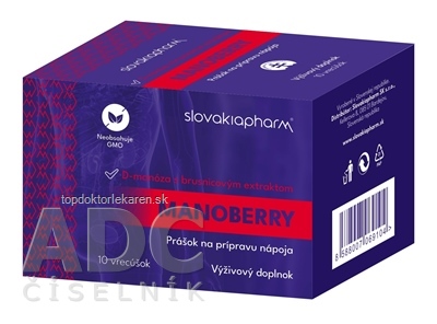 Slovakiapharm MANOBERRY prášok vo vrecúškach 1x10 ks