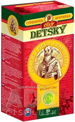 AGROKARPATY CYPRIÁN, DETSKÝ ČAJ bylinný čaj, čistý prírodný produkt, 20x2 g (40 g)