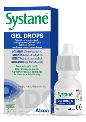 Systane GEL DROPS zvlhčujúce gélové očné kvapky 1x10 ml