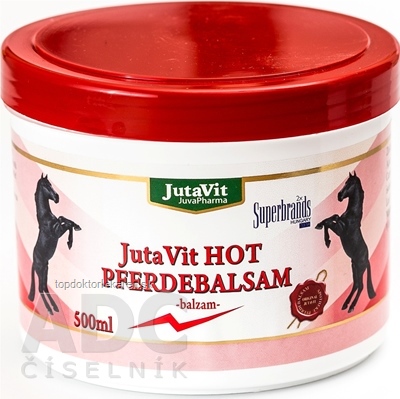 JutaVit PFERDEBALSAM HOT konská masť hrejivá 1x500 ml