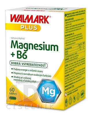 WALMARK Magnesium + B6 tbl 1x60 ks