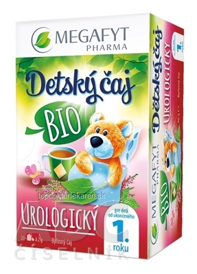 MEGAFYT Detský čaj BIO UROLOGICKÝ bylinný čaj (od ukončeného 1. roku) 20x2 g (40 g)