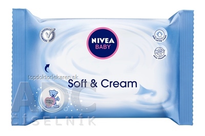 NIVEA BABY Čistiace obrúsky SOFT&CREAM 1x63 ks