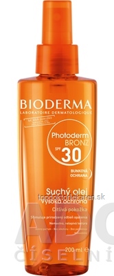 BIODERMA Photoderm BRONZ SPF 30 (V2) suchý olej (inov. 2020) 1x200 ml