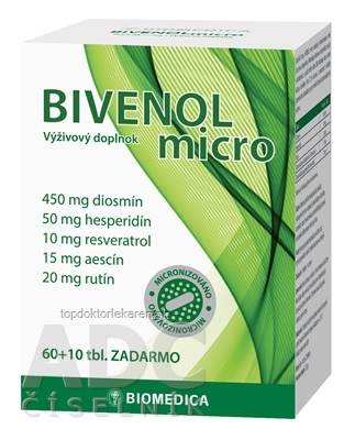 BIOMEDICA BIVENOL micro tbl 60+10 zadarmo (70 ks)