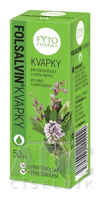 FYTO Folsalvin kvapky na kloktanie s pantenolom 1x50 ml