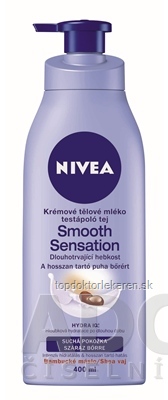 NIVEA TELOVÉ KRÉMOVÉ MLIEKO Smooth Sensation 1x400 ml