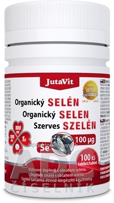 JutaVit Organický Selén 100 µg tbl 1x100 ks