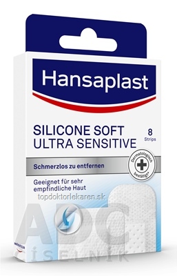 Hansaplast SILICONE SOFT ULTRA SENSITIVE náplasť 1x8 ks