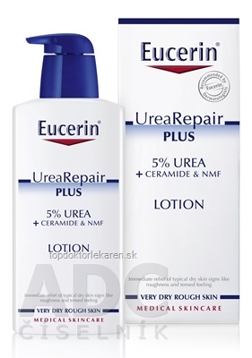 Eucerin UreaRepair PLUS Telové mlieko 5% Urea 1x400 ml