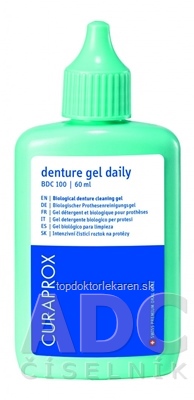 CURAPROX BDC 100 čistiaci gél na protézy 1x60 ml