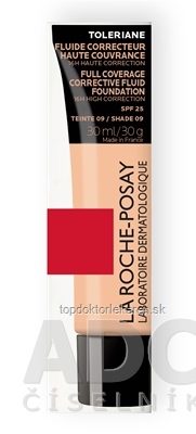 LA ROCHE-POSAY TOLERIANE MAKE-UP SPF25 09 korektívny make-up s ochranným faktorom 1x30 ml