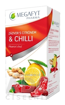 MEGAFYT ZÁZVOR s citrónom & chilli 20x2 g (40 g)