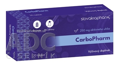 Slovakiapharm CarboPharm tbl 1x20 ks