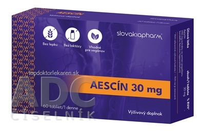 Slovakiapharm AESCÍN 30 mg tbl 1x60 ks