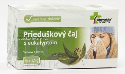 Slovakiapharm Prieduškový čaj s eukalyptom 20x1,5 g (30 g)