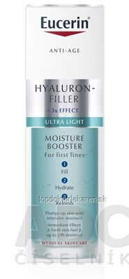 Eucerin HYALURON-FILLER Hydratačný Booster anti-age, ultra ľahký, prvé vrásky 1x30 ml