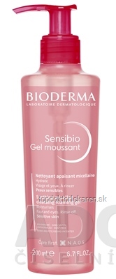 BIODERMA Sensibio Gel moussant jemný čistiaci a odličovací gél 1x200 ml