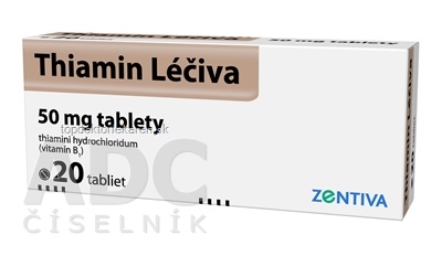 Thiamin Léčiva tbl 50 mg (blis. PVC/Al) 1x20 ks