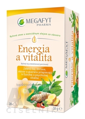 MEGAFYT Energia a vitalita bylinný čaj porciovaný 20x1,5 g (30 g)