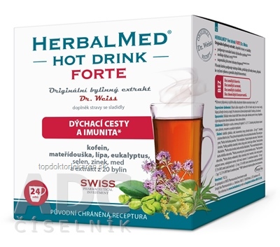 HERBALMED HotDrink FORTE - Dr.Weis vrecúška 1x24 ks