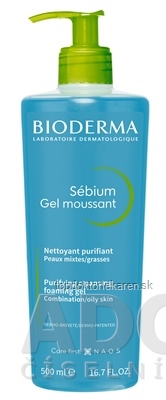 BIODERMA Sébium Gel moussant čistiaci penivý gél, s pumpou 1x500 ml