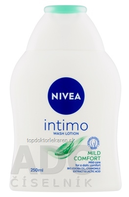 NIVEA INTIMO sprchovacia emulzia MILD COMFORT na intímnu hygienu1x250 ml