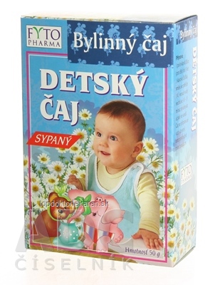 FYTO DETSKÝ ČAJ SYPANÝ bylinný 1x50 g