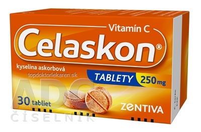 Celaskon tablety 250 mg tbl (fľ.skl.hnedá) 1x30 ks