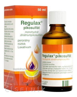 REGULAX pikosulfát sol por (fľ.skl.hnedá) 1x50 ml