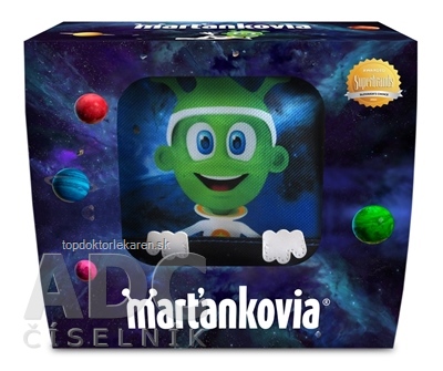 WALMARK Marťankovia GUMMY Xmas pack s Eachinaceou 50 ks + Emoji 50 ks + desiatová taštička, 1x1 set